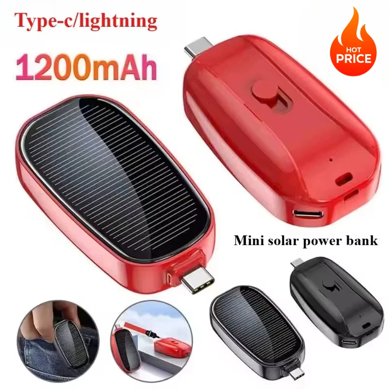 Solar Emergency Charger - Power bank solare portatile di emergenza,
