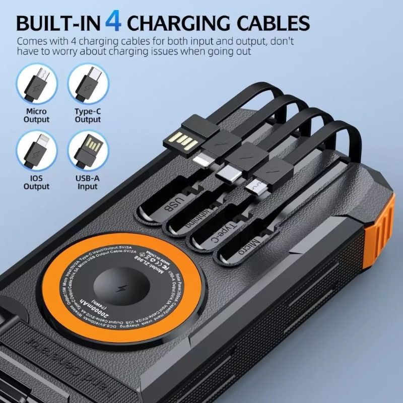 Power Bank Solare da 50000mAh  - Solar Emergency Charger recensione e prezzo