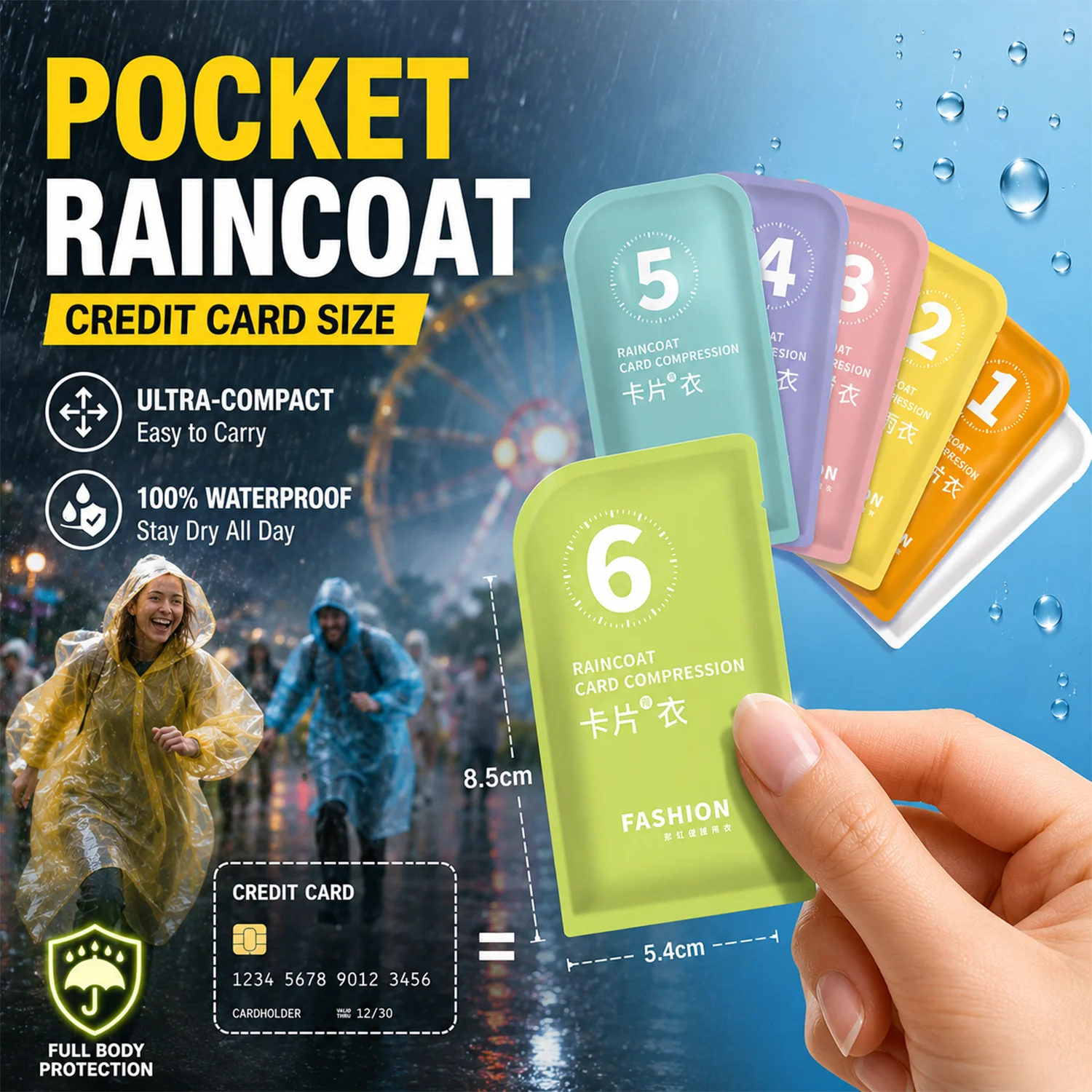 Impermeabile monouso portatile - Emergency Poncho Rain recensione e prezzo