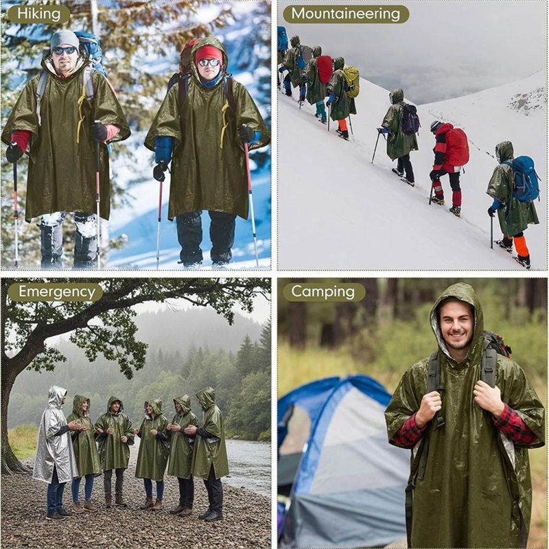 ABGH-Poncho impermeabile termi - Emergency Poncho Rain recensione e prezzo